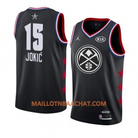 Maillot NBA Denver Nuggets Nikola Jokic 15 2019 All-Star Jordan Brand Noir Swingman - Homme